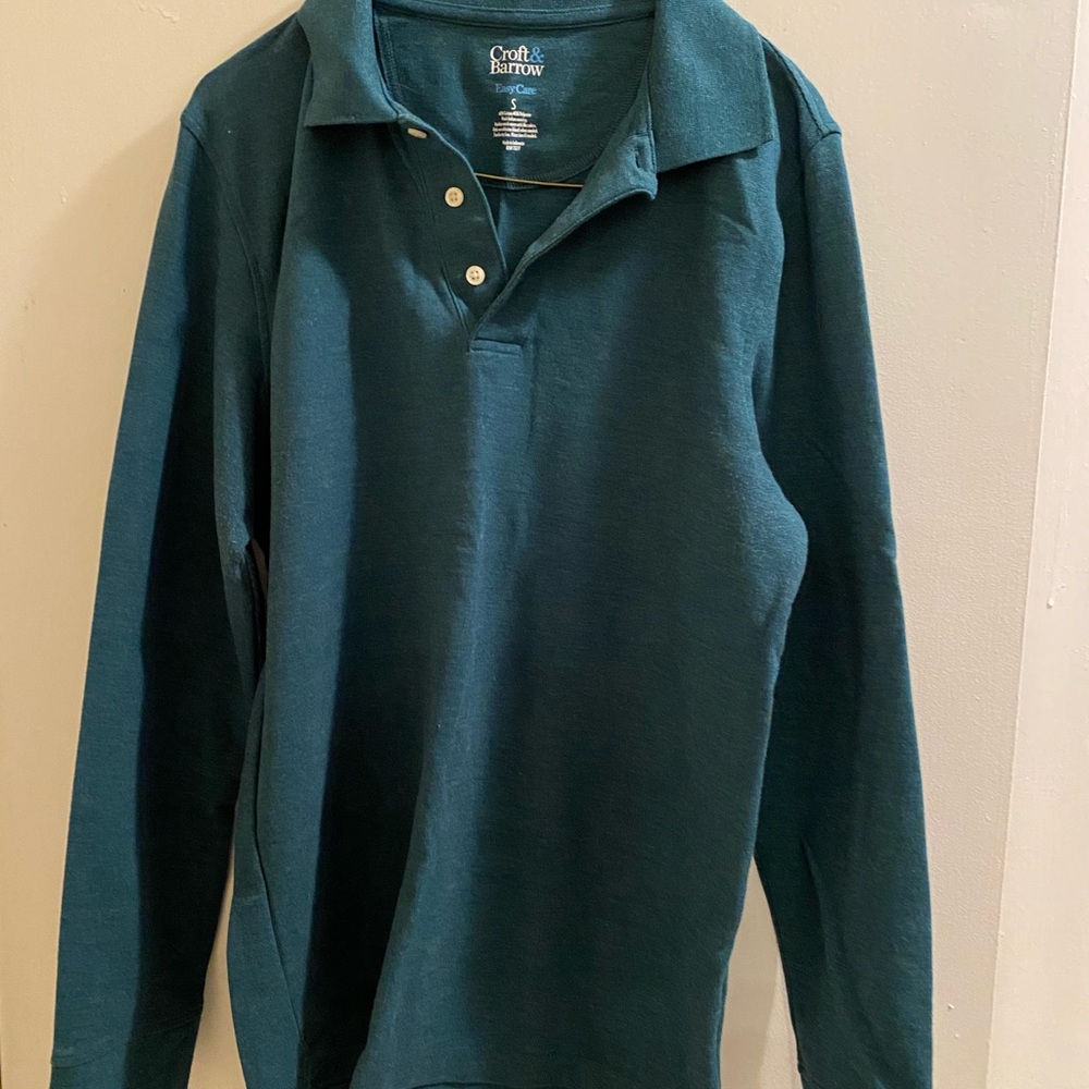 Croft & Barrow polo long sleeve shirt